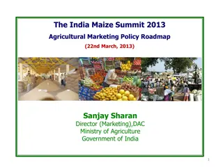 Overview of Agricultural Marketing in India