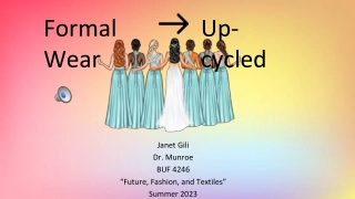 Sustainable Fashion Solutions for Repurposing Formal Wear