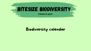 Bitesize Biodiversity