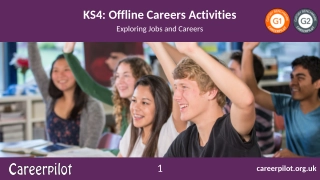 KS4: Offline Careers Activities