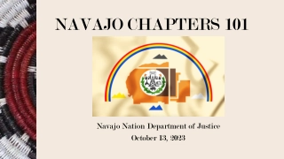 NAVAJO CHAPTERS 101