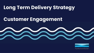 Long Term Delivery Strategy Customer Engagement