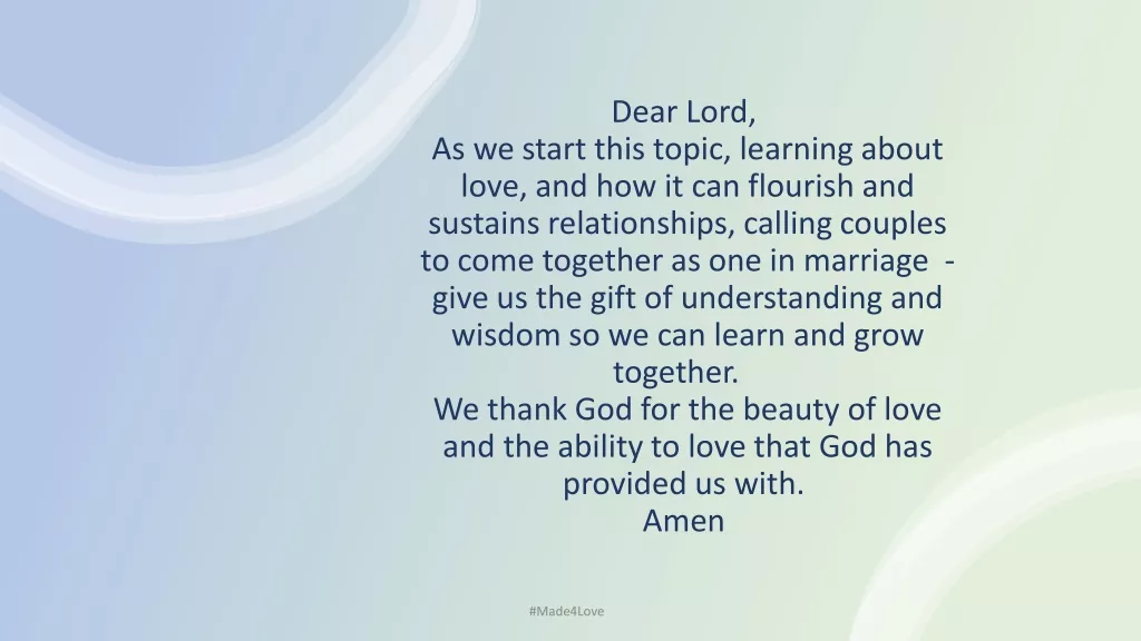 Foundations of Love and Human Nature