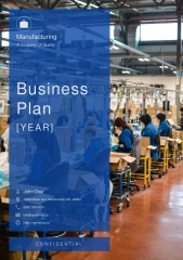 Manufacture business plan example