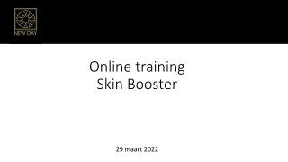 Comprehensive Online Training on Skin Boosters and Skin Health