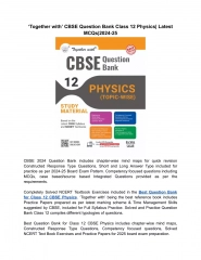 ‘Together with’ CBSE 2024 Question Bank with Topic-Wise Questions