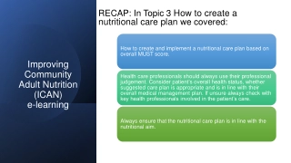 Strategies for Managing Malnutrition with Nutritional Care Plans