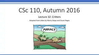 Critters: A Simulation in Python
