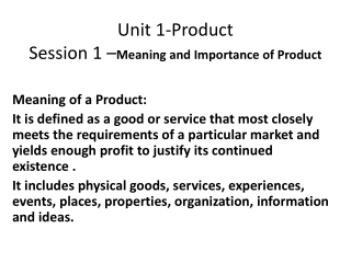 Understanding the Components of a Product in Marketing