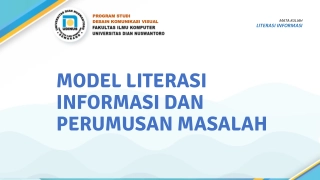 Model Literasi Informasi dan Perumusan Masalah dalam Desain Komunikasi Visual