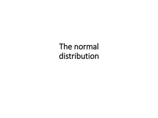 Normal Distribution in Statistical Problems
