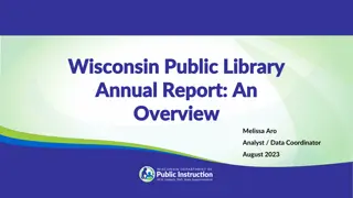 Wisconsin Public Library Annual Report Process