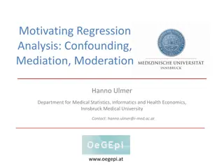 Confounding in Regression Analysis