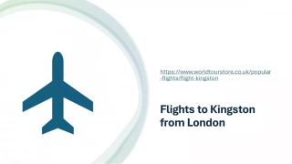 Flights to Kingston from London