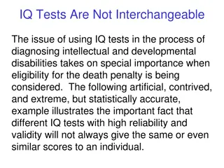 IQ Tests in Legal Context: Importance of Different Measures