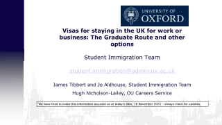 Visa Options for Staying in the UK for Work or Business