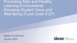 Elevating Student Voice for Safe Learning Environments Grant