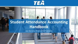 Student Attendance Accounting Handbook Overview