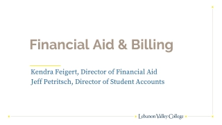 Financial Aid & Billing