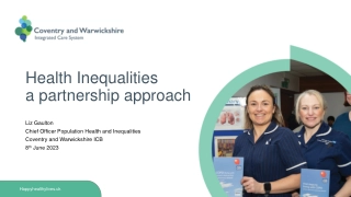 Health Inequalities a partnership approach