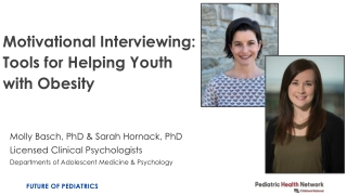 Motivational Interviewing Tools for Youth Obesity