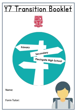 Welcome to Pleckgate High School - Information Booklet for New Students