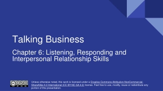 Enhancing Interpersonal Communication Skills