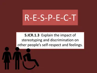 The Impact of Stereotyping and Discrimination on Self-Respect