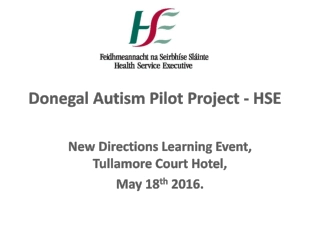 Donegal Autism Pilot Project - HSE