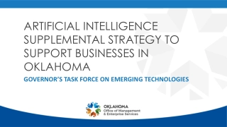 Oklahoma AI Strategy for Economic Growth and Innovation