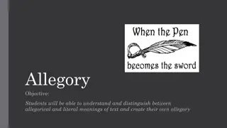 Allegory: Unveiling Hidden Meanings in Literature
