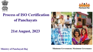 Enhancing Governance Through ISO Certification of Panchayats