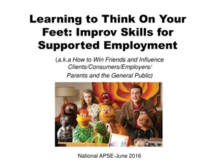 Enhancing Influence Through Improv Skills in Supported Employment