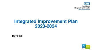 Integrated Improvement Plan 2023-2024