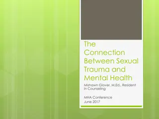 The Link Between Sexual Trauma and Mental Health
