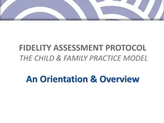 Fidelity Assessment in Child and Family Practice Model