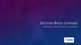 Decision-Based Learning and Knowledge Types