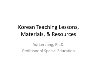 Free Online Korean Lessons and Resources for Language Learners