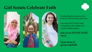 Girl Scouts Celebrate Faith - Join Us for a Special Event!