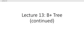 B+ Tree Basics and Design in Data Structures