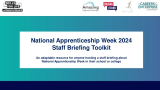 National Apprenticeship Week 2024 Staff Briefing Toolkit
