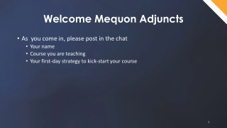 Mequon Adjunct Orientation Highlights and Support Services