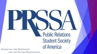 Public Relations: Insights into the PR Industry