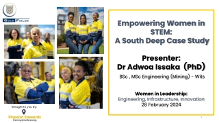 Empowering Women in STEM: A South Deep Case Study