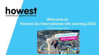 Explore Howest's Go International Info Evening 2023