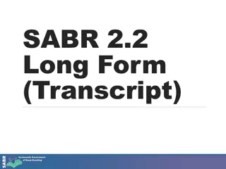 SABR Tool for Effective Classroom Observation