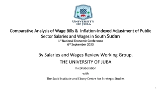 Wage Bill and Inflation Analysis in South Sudan's Public Sector