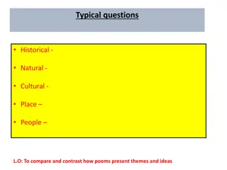 Poetry Analysis and Comparison Techniques