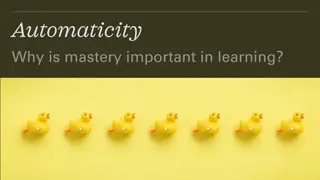 Automaticity and Cognitive Load in Learning Processes