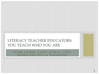 Literacy Teacher Educators: Backgrounds, Visions, and Practices